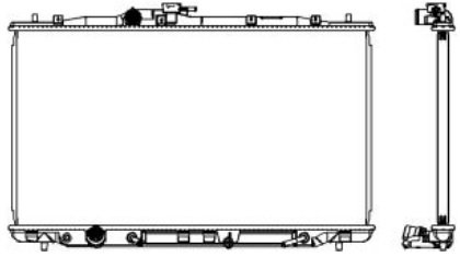 Радиатор охлаждения ACURA RDX Sakura 3071-8507