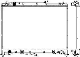 Радиатор охлаждения MAZDA CX-9 Sakura 3301-8501