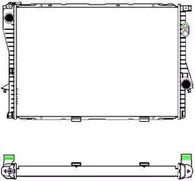Радиатор охлаждения BMW 5 Sakura 3011-1001
