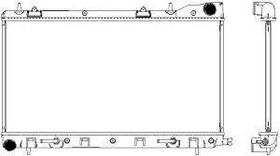 Радиатор охлаждения SUBARU Forester Sakura 3421-1009