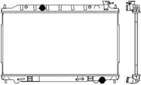 Радиатор охлаждения NISSAN Teana Sakura 3341-1068