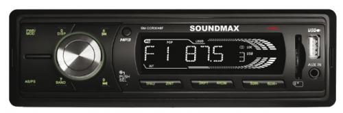 Автомагнитола Soundmax SM-CCR3048F, USB, 1DIN, 4x45Вт
