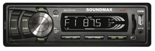 Автомагнитола Soundmax SM-CCR3049F, USB, 1DIN, 4x45Вт