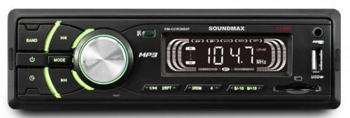 Автомагнитола Soundmax SM-CCR3053F, USB, 1DIN, 4x45Вт