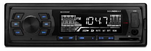 Автомагнитола Soundmax SM-CCR3055F, USB, 1DIN, 4x45Вт