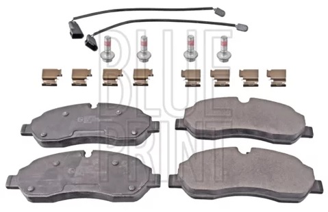 Колодки тормозные, дисковые FORD Tourneo Custom Blue Print ADF124211