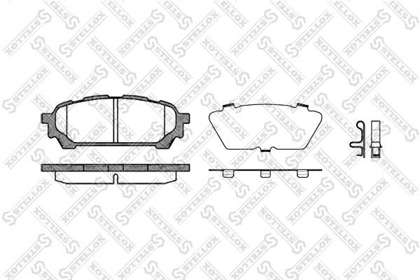 Колодки тормозные, дисковые Subaru Impreza Stellox 11-87001-SX