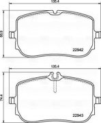 Колодки тормозные, дисковые MERCEDES A Trialli PF 2243