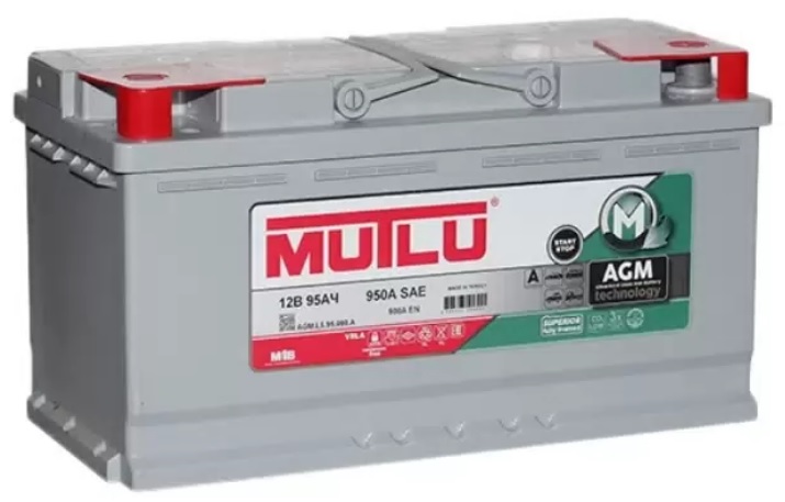 Аккумулятор MUTLU AGM.L5.95.090.A AGM L5 95 А/ч ОБР 353x175x190 EN950