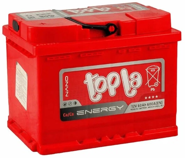 Аккумулятор TOPLA 108160 ENERGY 60 А/ч Прямая L+ 242x175x190 EN600 А