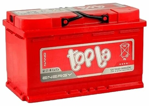 Аккумулятор TOPLA 108000 ENERGY 100 А/ч Обратная R+ 315x175x190 EN800 А