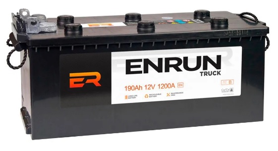 Аккумулятор ENRUN EST1904RT Truck 190 А/ч R+(4) 510x218x225 B EN 1200 А