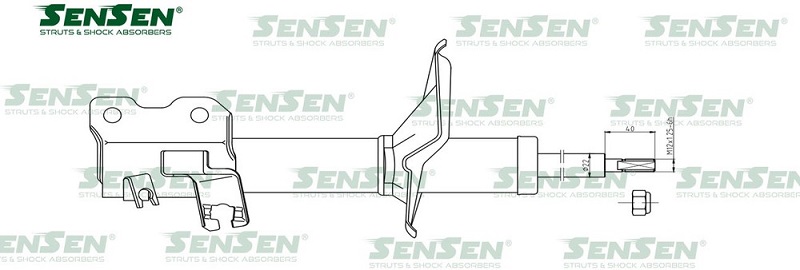 Амортизатор передний Sensen 4214-1080 Nissan Maxima