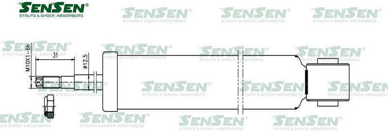 Амортизатор задний Sensen 3213-0542 Skoda Yeti