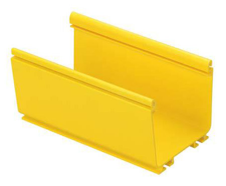 Основание короба Panduit FR4X4YL2 FiberRunner 4X4 128.3x112.8мм желтый 2м