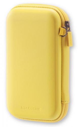 Чехол для путешествий Moleskine Journey Pouch SMALL 70х110x30мм (в компл.:ремешок на запястье) желтый блистер