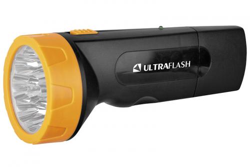 Фонарь Ultraflash LED3829 черный/желтый